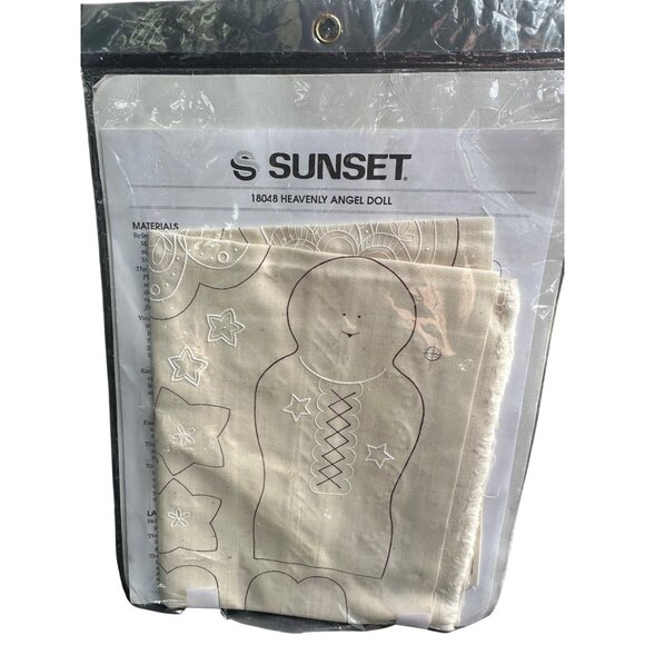 Sunset Heavenly Angel Doll Craft Kit 18048 18" Tall Quick To Assemble Kit With F - Picture 2 of 4